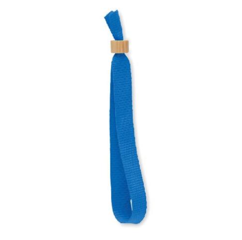 Achat RPET polyester wristband FIESTA - bleu royal