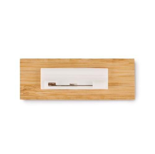 Achat Name tag holder in bamboo DERI - bois