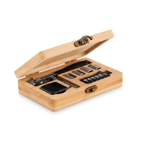 Achat 13 piece tool set, bamboo case FUROBAM - bois