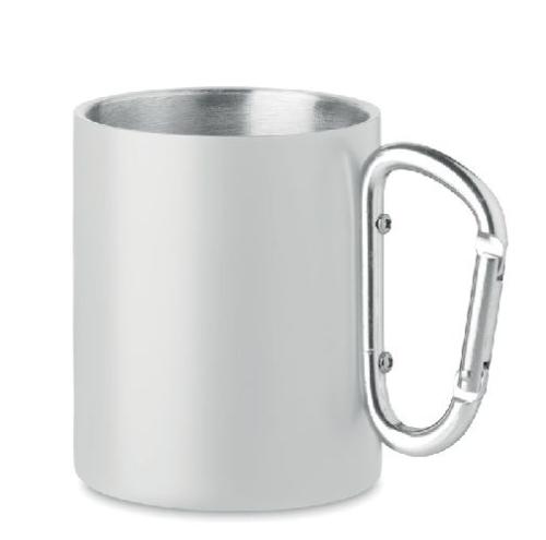 Achat Metal mug and carabiner handle AROM - blanc