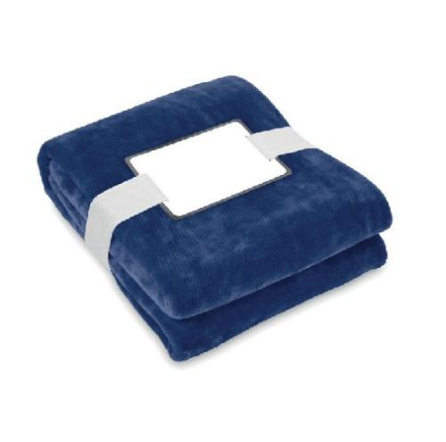 Achat RPET fleece blanket 280 gr/m² LOGAN - bleu