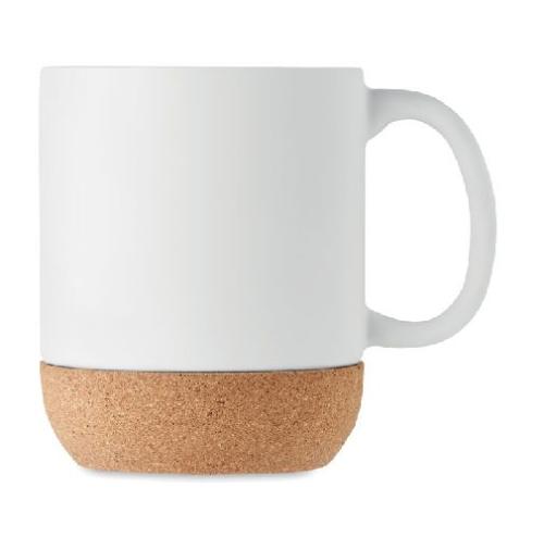 Achat Matt ceramic cork mug 300 ml MATT - blanc