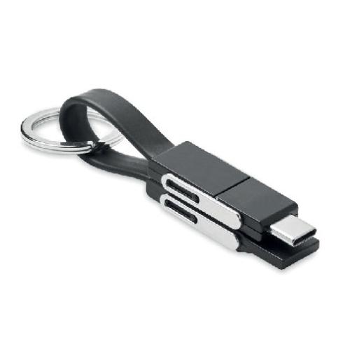 Achat keying with 4 in 1 cable KEY C - noir