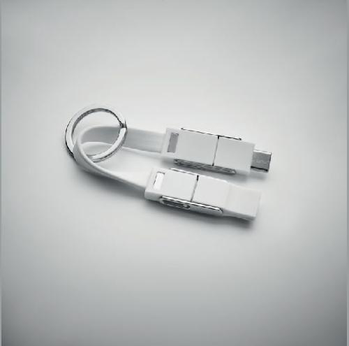 Achat keying with 4 in 1 cable KEY C - blanc