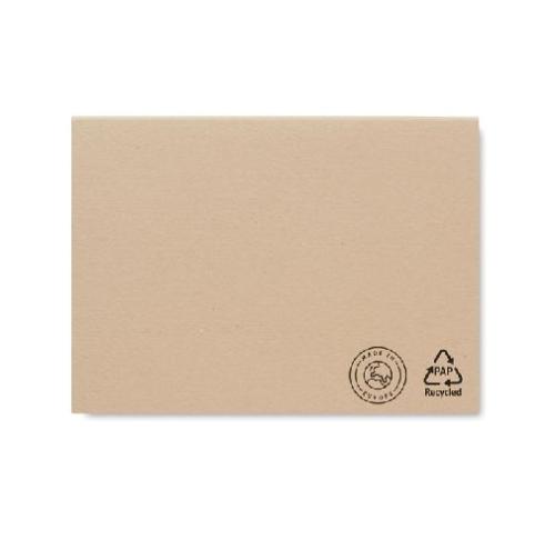 Achat Recycled paper memo block MOUI - beige