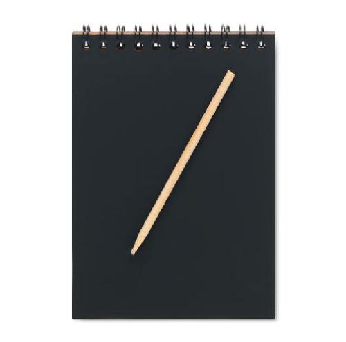 Achat Scratching paper notebook BLACK - bois