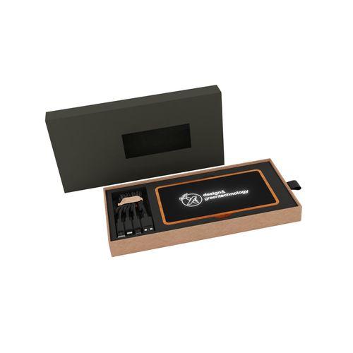 Achat powerbank 5000 bois magnétique - noir