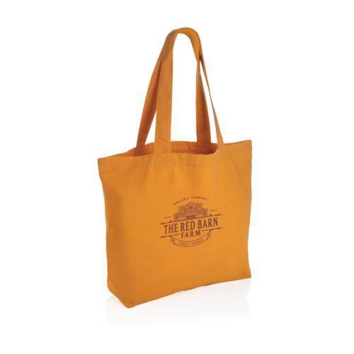 Achat Sac shopping en toile recyclé 240g/m² Impact Aware™ - orange sunset
