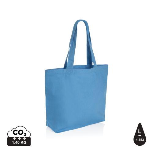 Achat Sac shopping en toile recyclé 240g/m² Impact Aware™ - bleu doux