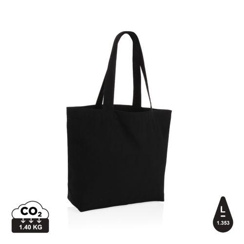 Achat Sac shopping en toile 240g/m² recyclée non teinté Aware™ - noir