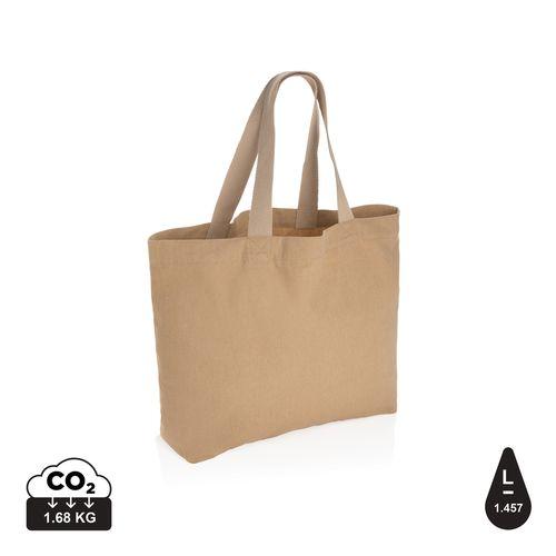 Achat Grand sac tote en toile 240 g/m² recyclée non teintée Aware™ - marron