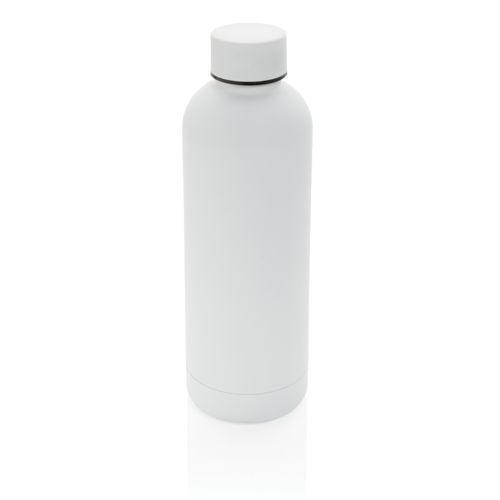 Achat Bouteille isotherme 500ml en acier inoxydable recyclé RCS - blanc