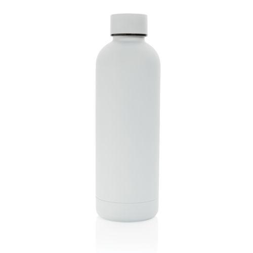 Achat Bouteille isotherme 500ml en acier inoxydable recyclé RCS - blanc
