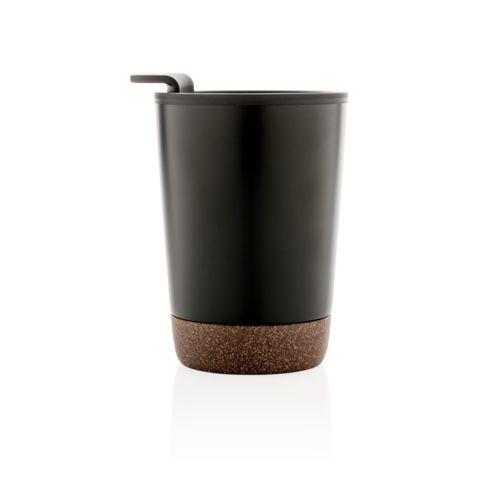 Achat Tasse à café en liège et en acier inoxydable GRS - noir