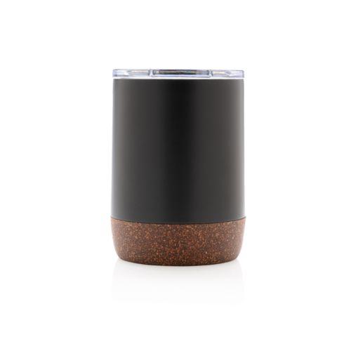 Achat Petite tasse à café en liège et acier recyclé RCS - noir