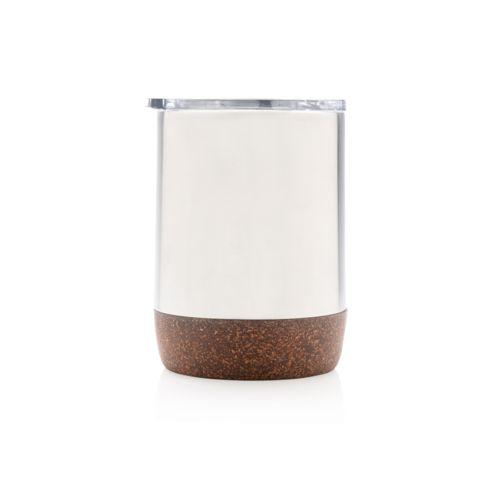 Achat Petite tasse à café en liège et acier recyclé RCS - argenté