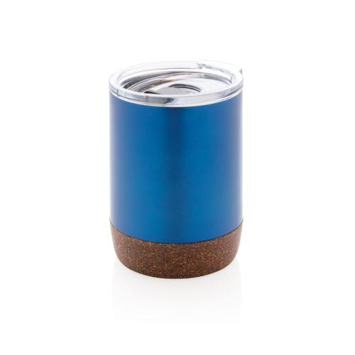 Achat Petite tasse à café en liège et acier recyclé RCS - bleu