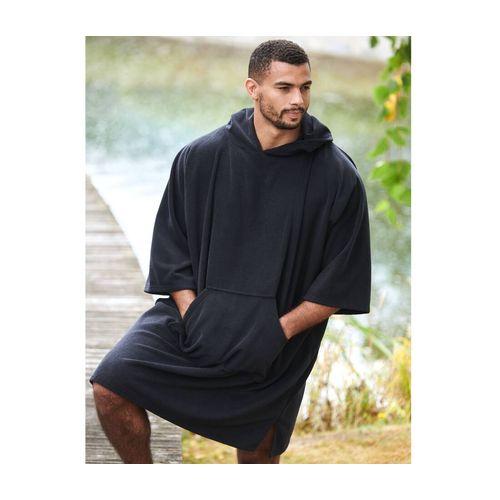 Achat ADULTS TOWELLING PONCHO - noir