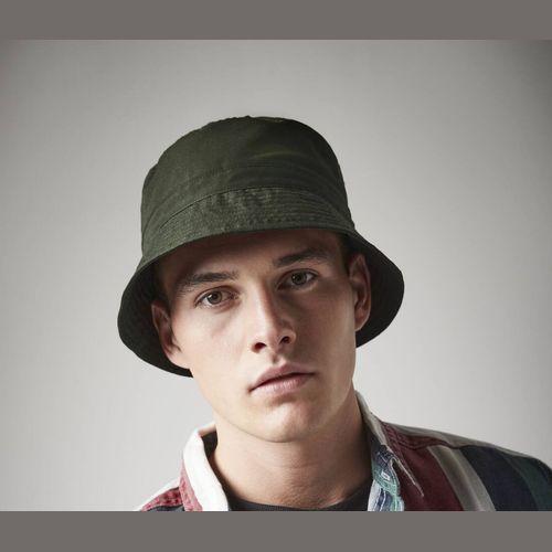 Achat RECYCLED POLYESTER BUCKET HAT - olive