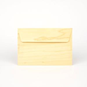 Enveloppe en bois retangulaire vierge - Made in France