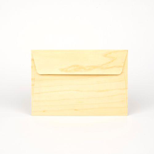 Achat Enveloppe en bois retangulaire vierge - Made in France - 