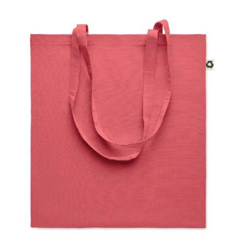 Achat Sac  shopping  en coton recyclé ZOCO COLOUR - rouge