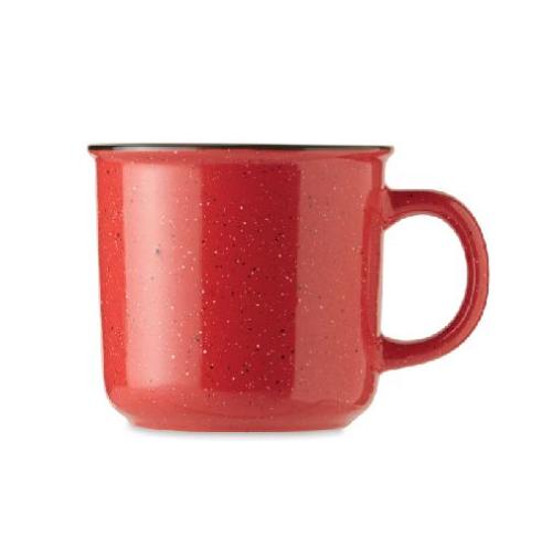 Achat Mug vintage en céramique 400 ml PIGA - rouge