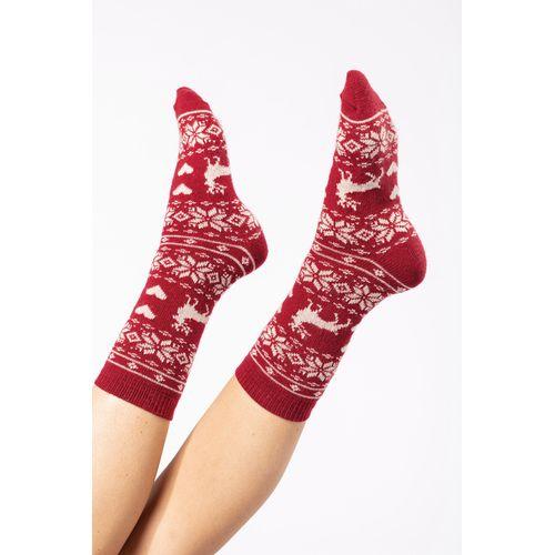 Achat Chaussettes d'hiver unisexe - Made in Europe - rouge cerise