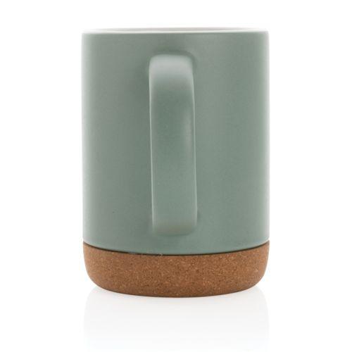 Achat Mug en céramique avec base en liège - vert