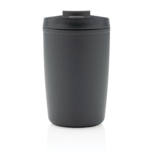 Achat Mug en PP recyclé GRS avec couvercle à bascule - anthracite