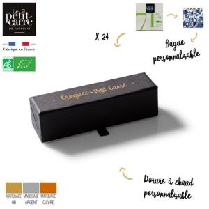 Coffret Délicatesse 80 gr option bague personnalisée