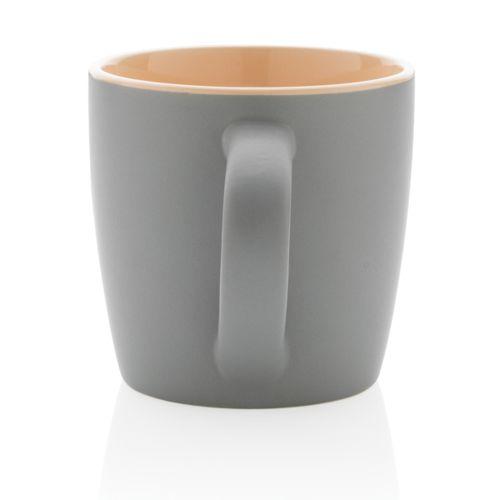 Achat Mug en céramique avec intérieur coloré - gris