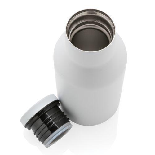Achat Bouteille isotherme compacte 300ml en acier inoxydable recyc - blanc
