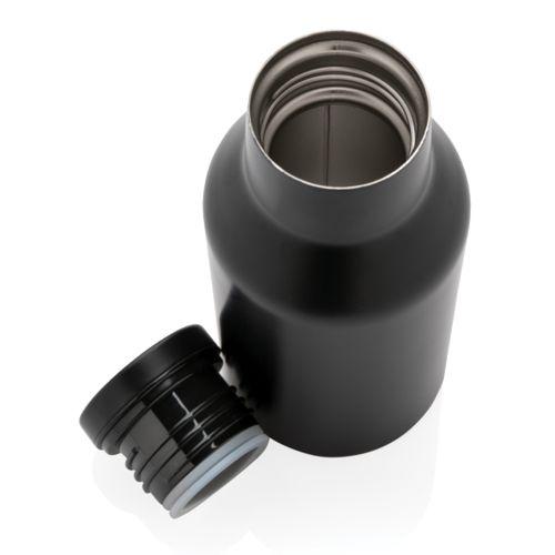 Achat Bouteille isotherme compacte 300ml en acier inoxydable recyc - noir