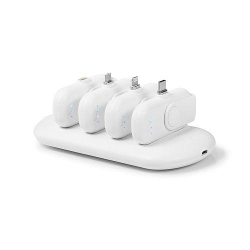 Achat 4 chargeurs POWER STATION - blanc