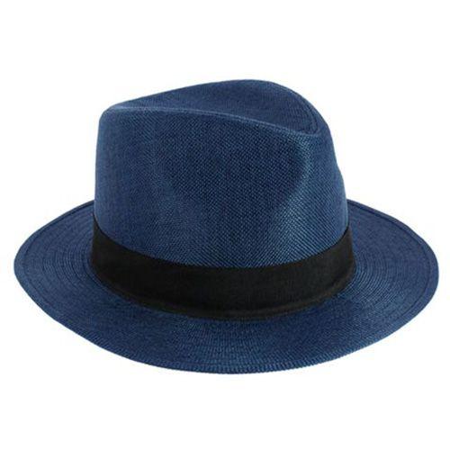 Achat DAYTON - Chapeau Panama - bleu marine