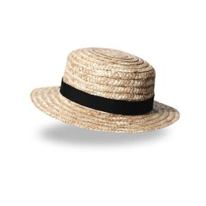 Chapeau paille dorée CANOTIER