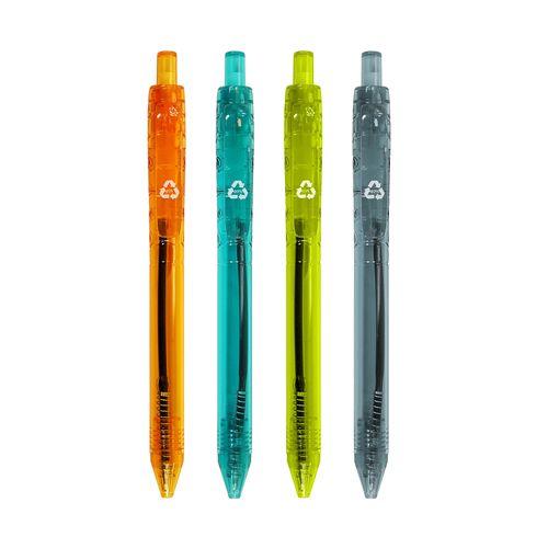 Achat Stylo bille BOTTLE - bleu transparent