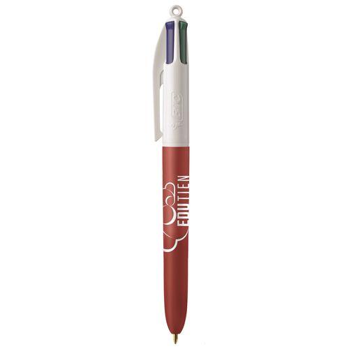 Achat BIC® 4 Colours Soft with Lanyard - Made in France - rouge