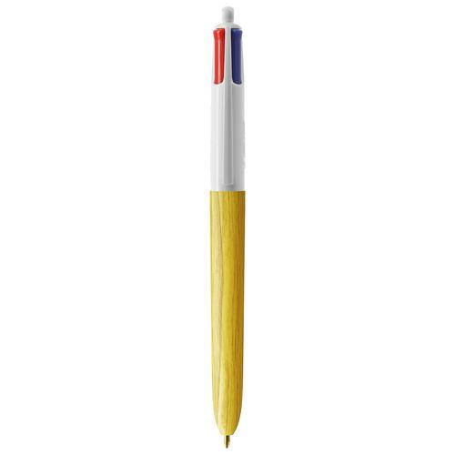 Achat BIC® 4 Colours Wood Style - Made in France - jaune