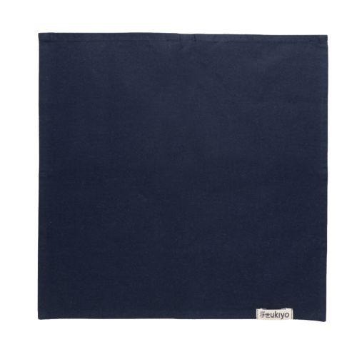 Achat Set de 4 serviettes de table Ukiyo en rcotton 180gr Aware™ - bleu marine