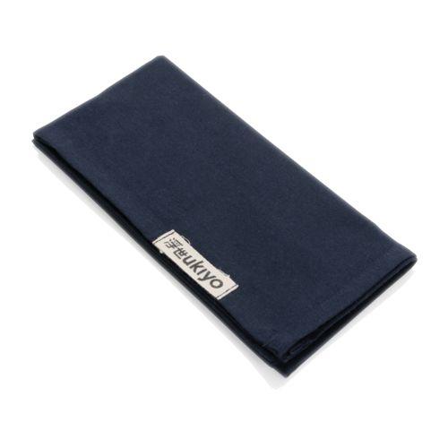 Achat Set de 4 serviettes de table Ukiyo en rcotton 180gr Aware™ - bleu marine