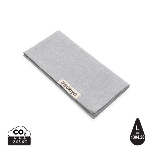 Achat Set de 4 serviettes de table Ukiyo en rcotton 180gr Aware™ - gris