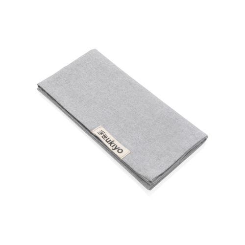 Achat Set de 4 serviettes de table Ukiyo en rcotton 180gr Aware™ - gris