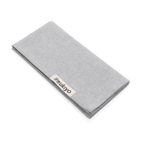 Achat Set de 4 serviettes de table Ukiyo en rcotton 180gr Aware™ - gris