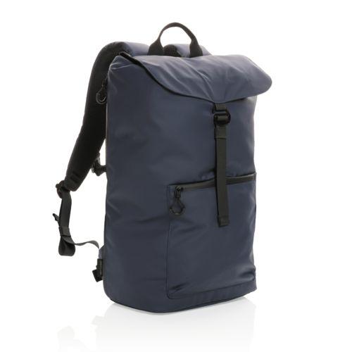 Achat Impact AWARE™ RPET Water resistant 15.6"laptop backpack - bleu marine