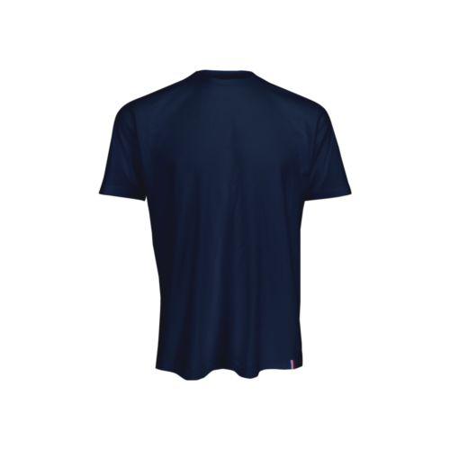 Achat T-Shirt Homme Made in France Col Rond Bord Cote MAURICE - bleu marine