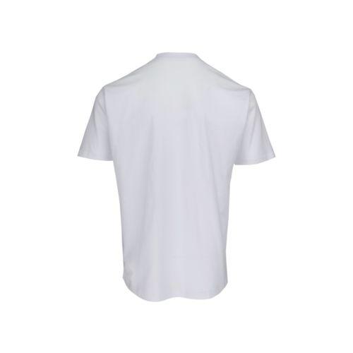 Achat T-Shirt Homme Made in France Col Rond Bord Cote MAURICE - blanc