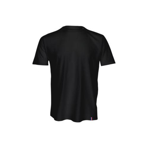 Achat T-Shirt Homme Made in France Col Rond Colletage JEAN - noir
