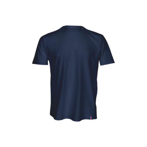 Achat T-Shirt Homme Made in France Col Rond Colletage JEAN - bleu marine